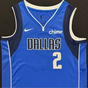 Nike Dereck Lively II Dallas Mavericks #2 Blue Icon Swingman Jersey 40 Men’s S